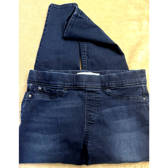 Signature by Levi Strauss Womens Totally Shaping Pull-on Skinny Jeans Size 32/28 - Picture 3 of 8